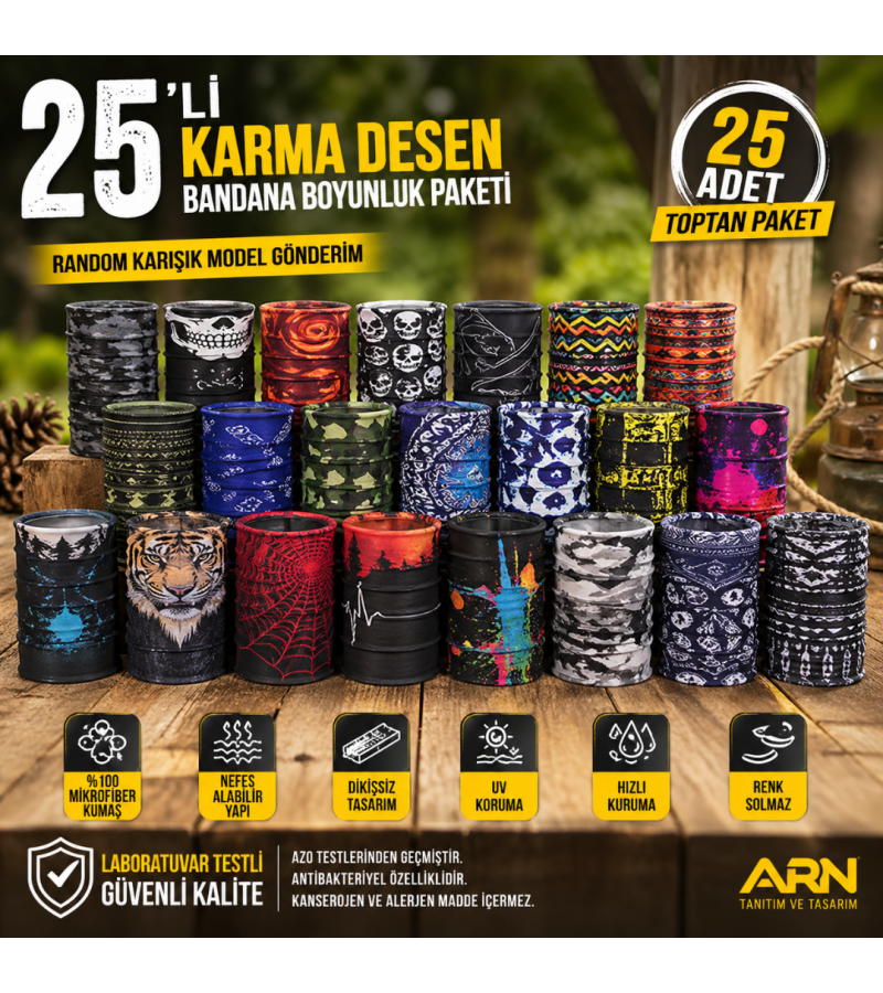 Karma Desen 25’li Toptan Fırsat Paketi Karma Desen 25’li Toptan Fırsat Paketi