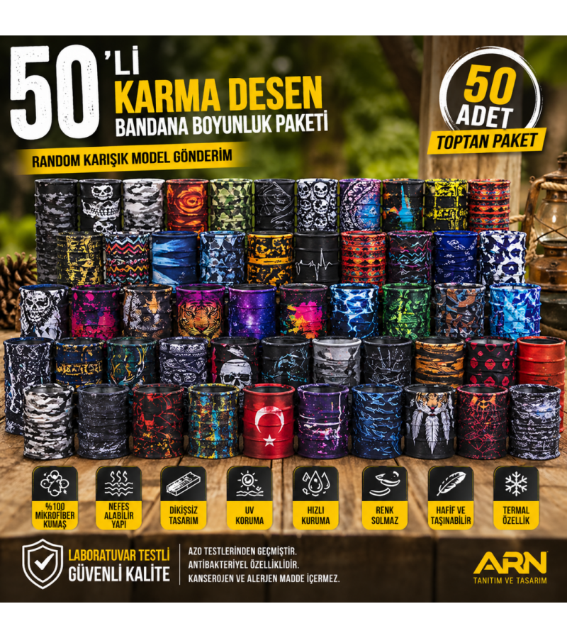 Karma Desen 50’li Toptan Fırsat Paketi