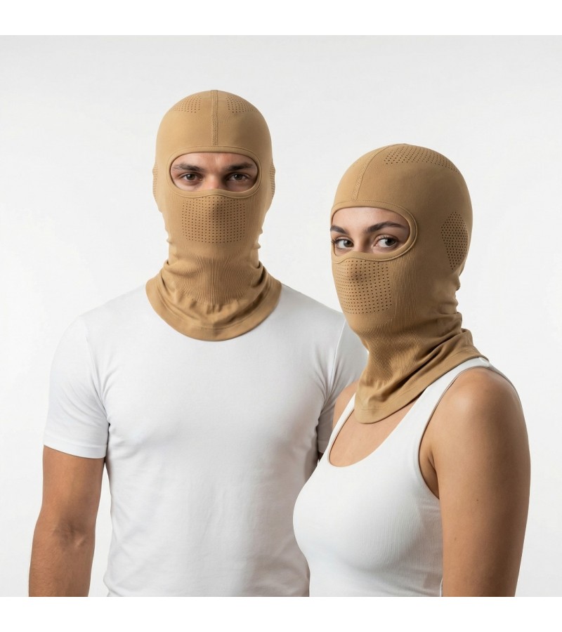 Headwear Unisex  Pro Active Balaclava – Nefes Alabilir Performans Yüz Maskesi (Bej)