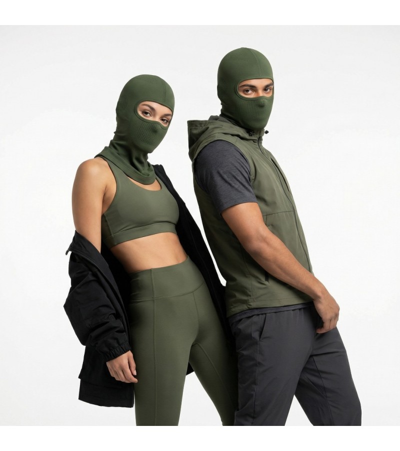 Headwear Unisex Pro Active Balaclava – Nefes Alabilir Performans Yüz Maskesi (Siyah)