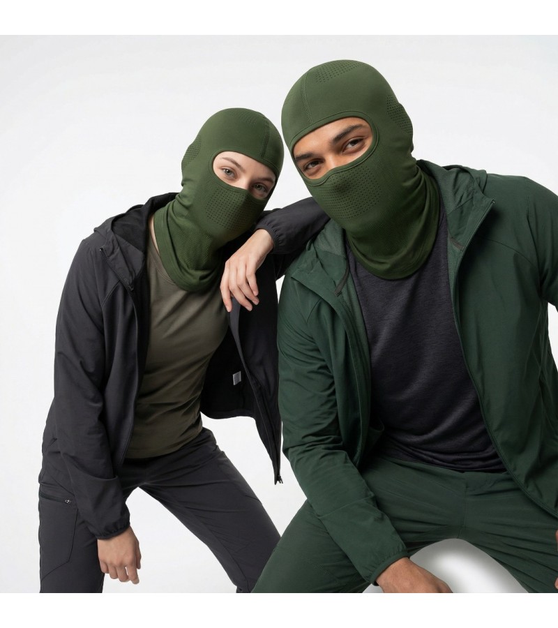 Headwear Unisex Pro Active Balaclava – Nefes Alabilir Performans Yüz Maskesi (Siyah)
