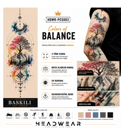 Colors Of Balance Tactical Arm Sleeve Baskılı Kol Çorabı – 1 Düzine (12 Çift / Sağ & Sol Kol) Colors Of Balance Tactical Arm Sleeve Baskılı Kol Çorabı – 1 Düzine (12 Çift / Sağ & Sol Kol)