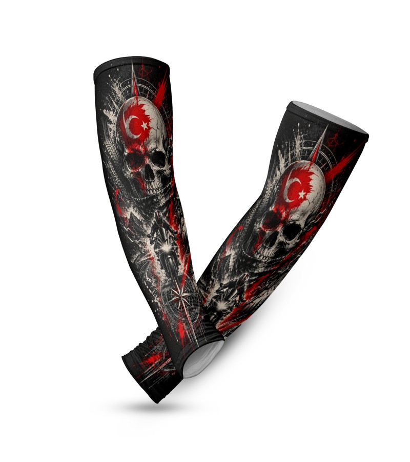 Road To Victory Tactical Arm Sleeve Baskılı Kol Çorabı – 1 Düzine (12 Çift / Sağ & Sol Kol)