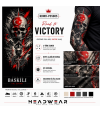 Road To Victory Tactical Arm Sleeve Baskılı Kol Çorabı – 1 Düzine (12 Çift / Sağ & Sol Kol)
