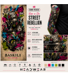 Ride Or Die Street Rebellion Tactical Arm Sleeve Baskılı Kol Çorabı – 1 Düzine (12 Çift / Sağ & Sol Kol)