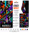 Urban Energy Street Impact Tactical Arm Sleeve Baskılı Kol Çorabı – 1 Düzine (12 Çift / Sağ & Sol Kol)