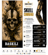 Dark Essence Skull Command Tactical Arm Sleeve Baskılı Kol Çorabı – 1 Düzine (12 Çift / Sağ & Sol Kol)