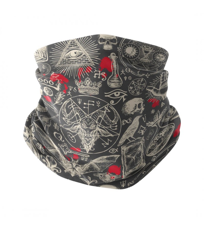 Pro Series Unisex Neck Gaiter Bandana Boyunluk – Ultra Hafif, Nefes Alabilir Outdoor & Motosiklet Koruma (6’lı Paket) HDWR010