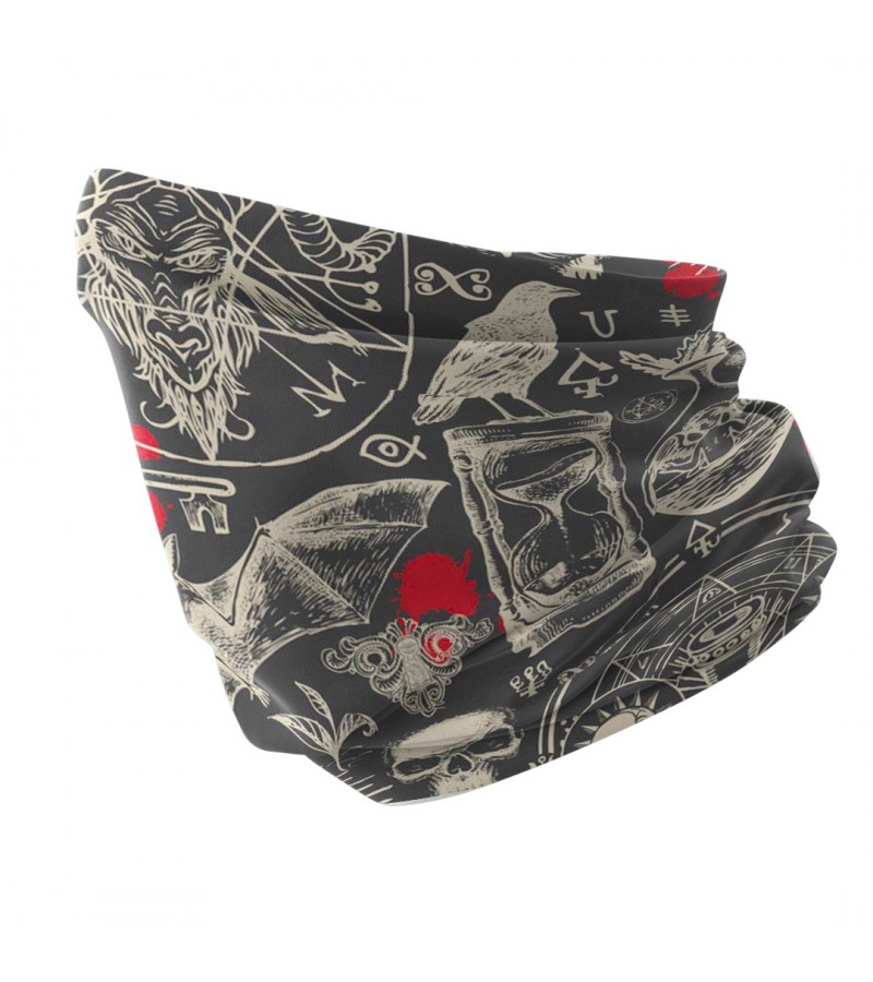Pro Series Unisex Neck Gaiter Bandana Boyunluk – Ultra Hafif, Nefes Alabilir Outdoor & Motosiklet Koruma (6’lı Paket) HDWR010
