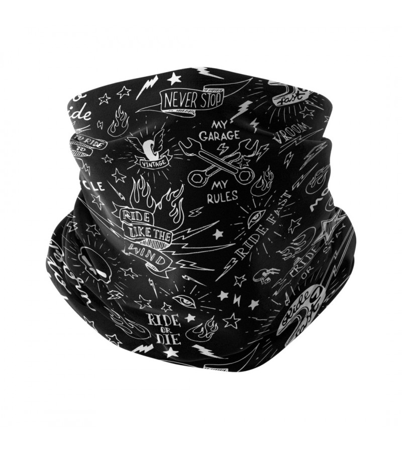 Pro Series Unisex Neck Gaiter Bandana Boyunluk – Ultra Hafif, Nefes Alabilir Outdoor & Motosiklet Koruma (6’lı Paket) HDWR011