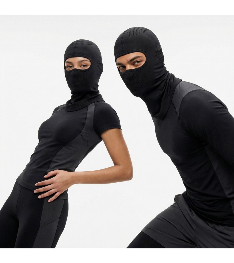 Headwear Unisex Pro Active Balaclava – Nefes Alabilir Performans Yüz Maskesi (Siyah) 10 ADET