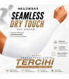 Dikişsiz Spor Kol Çorabı – Beyaz | Dry Touch Performance Series 10 Çift