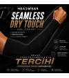 Dikişsiz Spor Kol Çorabı – Siyah | Dry Touch Performance Series 10 Çift