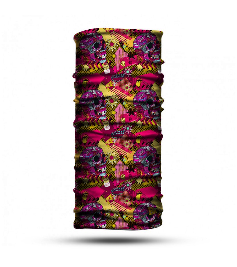 Performance Unisex Bandana & Boyunluk – Outdoor ve Motosiklet İçin Nefes Alabilir Koruma 6 Adet  BDK509