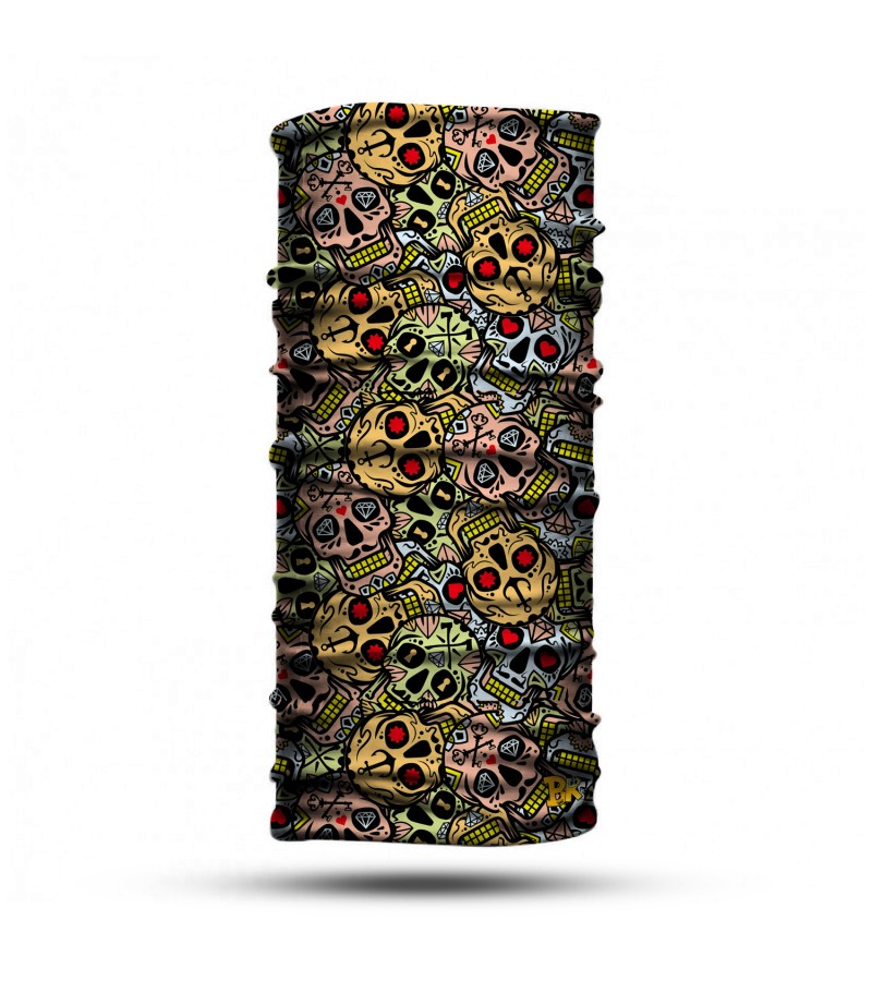 Performance Unisex Bandana & Boyunluk – Outdoor ve Motosiklet İçin Nefes Alabilir Koruma 6 Adet  BDK824