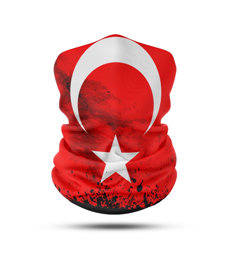 BDK Unisex Türkiye Motifli Koşu Bandana Headwear  BDK178