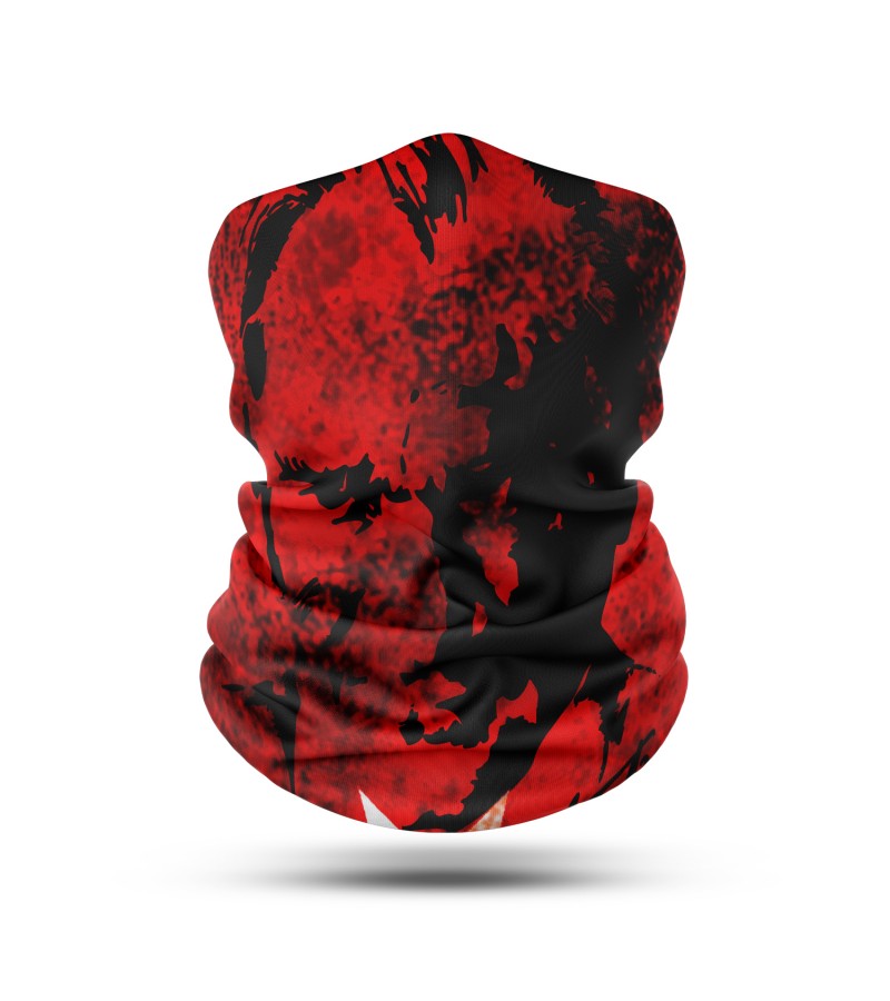 BDK Unisex Atatürk ve Türk Bayrağı Desenli Headwear BDK272