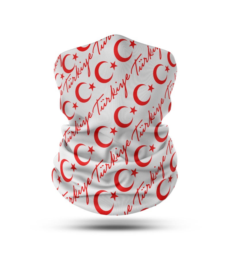 BDK Unisex Atatürk İmzalı Headwear Bandana BDK274