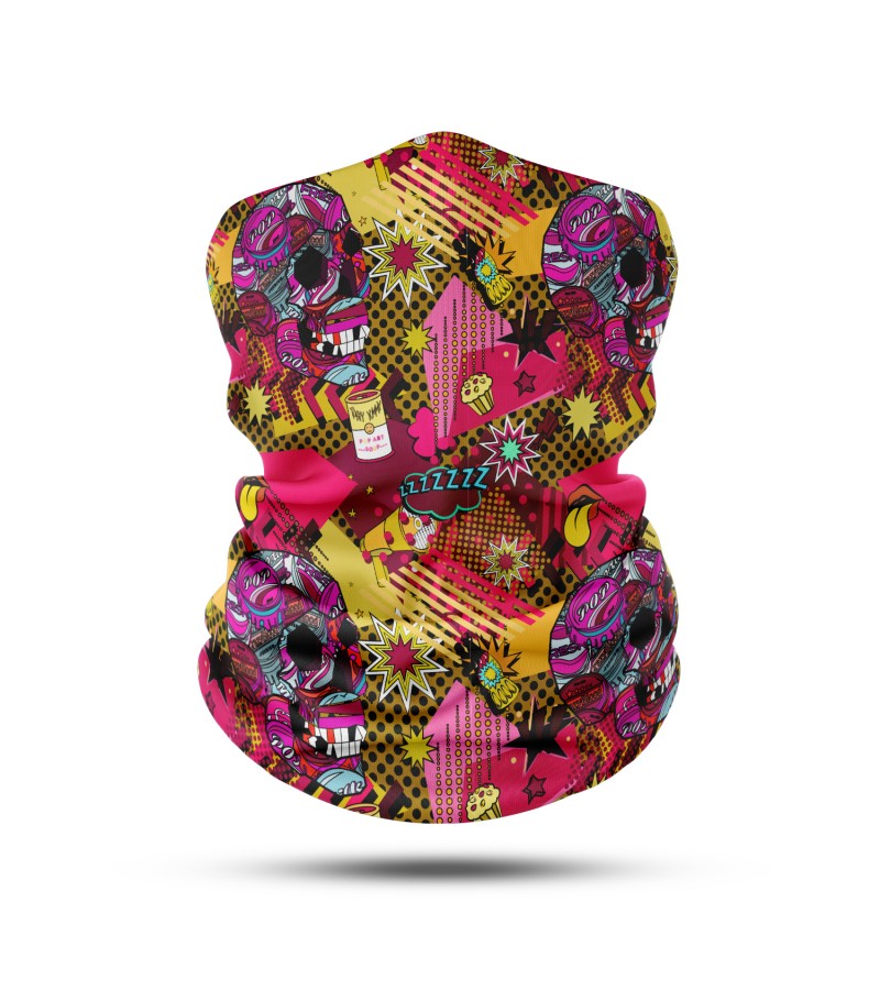 Performance Unisex Bandana & Boyunluk – Outdoor ve Motosiklet İçin Nefes Alabilir Koruma 6 Adet  BDK509