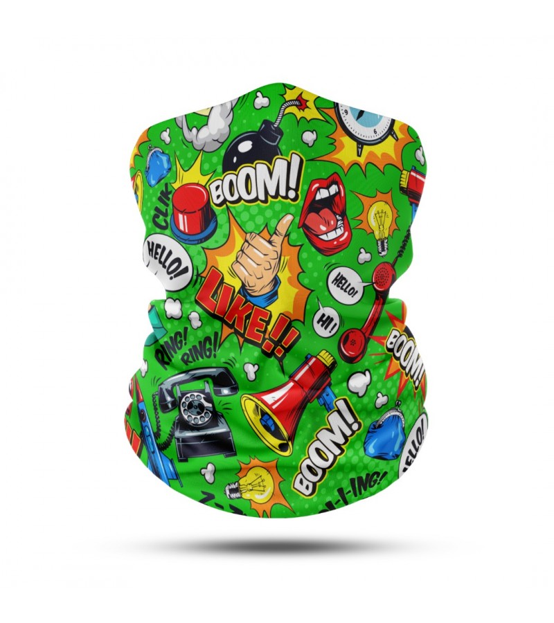 Performance Unisex Bandana & Boyunluk – Outdoor ve Motosiklet İçin Nefes Alabilir Koruma 6 Adet  BDK383