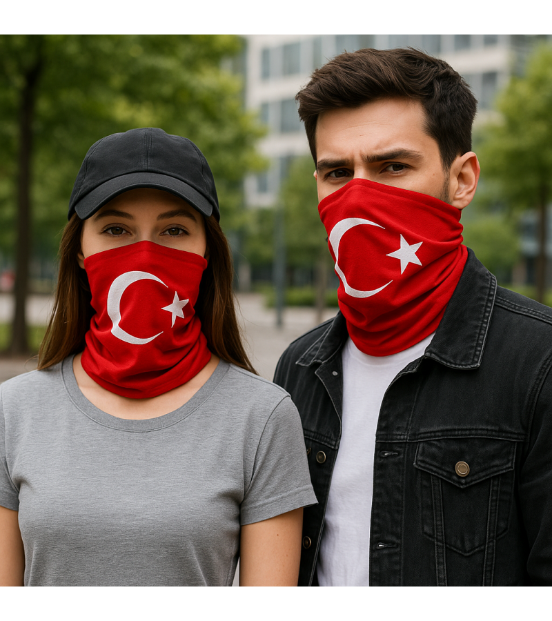 Performance Unisex Bandana & Boyunluk – Outdoor ve Motosiklet İçin Nefes Alabilir Koruma 6 Adet  BDK498